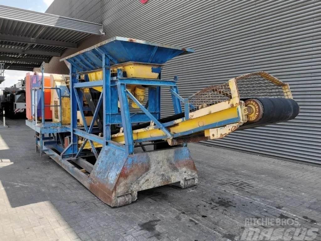 Bräuer MOB Jaw Crusher  Hooklift System  Electric + Diese Mobile knusere