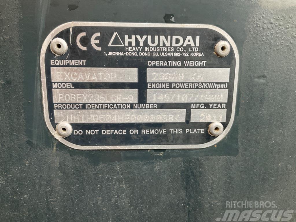 Hyundai 235 LCR-9 Gravemaskiner på larvebånd
