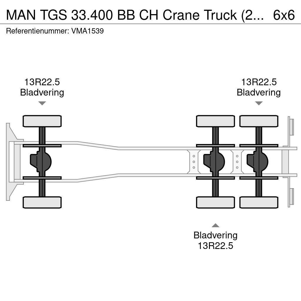 MAN TGS 33.400 BB CH Crane Truck (2 units) Kraner til alt terræn