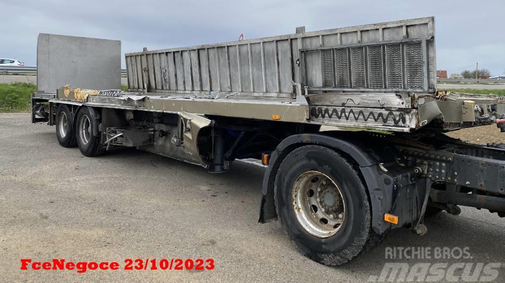 Asca S222CL EXTENSIBLE LATERALEMENT Semi-trailer med chassis