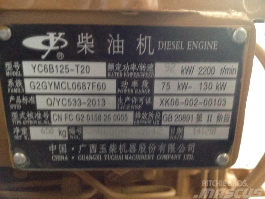 Yuchai YC6B125-T20 Motorer