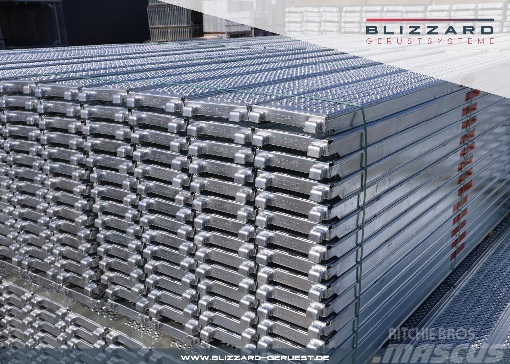 Blizzard Gerüstsysteme 81,04 m² Stahlgerüst mit Stahlböden Stillads udstyr