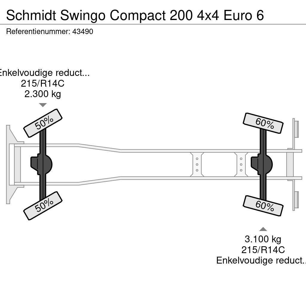 Schmidt Swingo Compact 200 4x4 Euro 6 Fejebiler