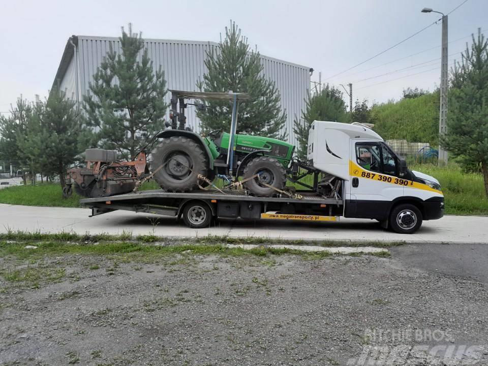 Iveco Daily 50 C 15 Flatbed lastbiler med spil