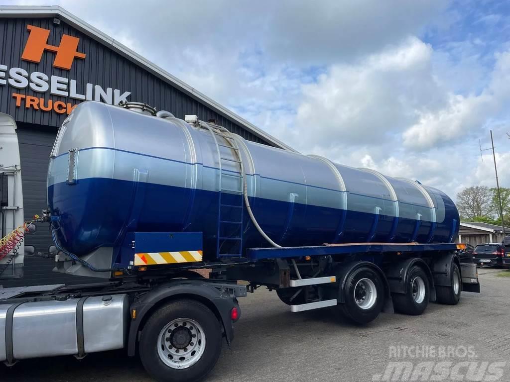 Veenhuis 36m3 Mestoplegger/Gulle/Manure Bemonstering 2x stu Semi-trailer med Tank