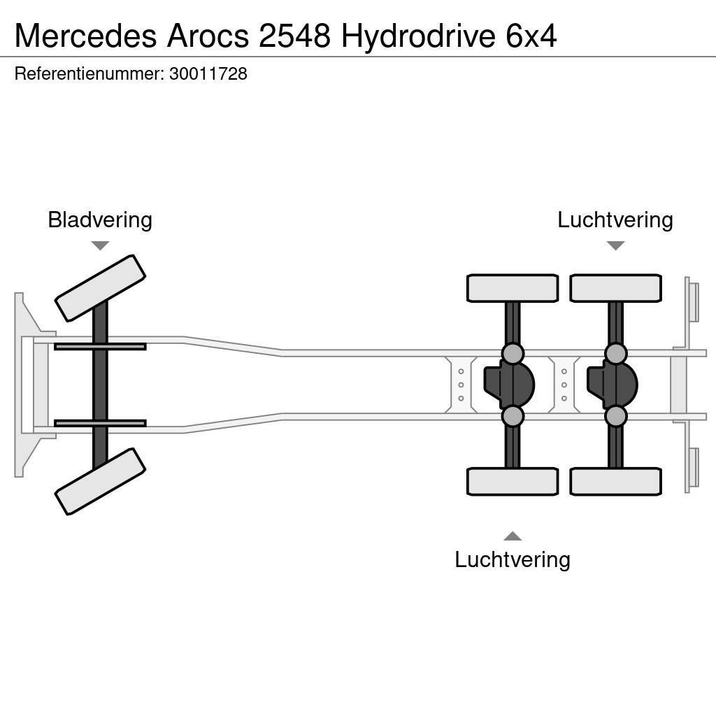 Mercedes-Benz Arocs 2548 Hydrodrive 6x4 Chassis
