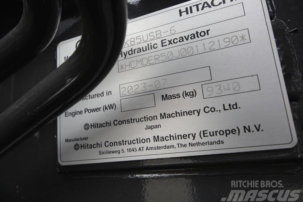 Hitachi ZX 85 USB-6 Midi-gravemaskiner 7t - 12t