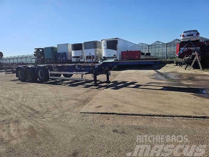 Schmitz Cargobull SPR 27 3 AXLE CONTAINER CHASSIS ALL CONNECTIONS EX Semi-trailer med containerramme