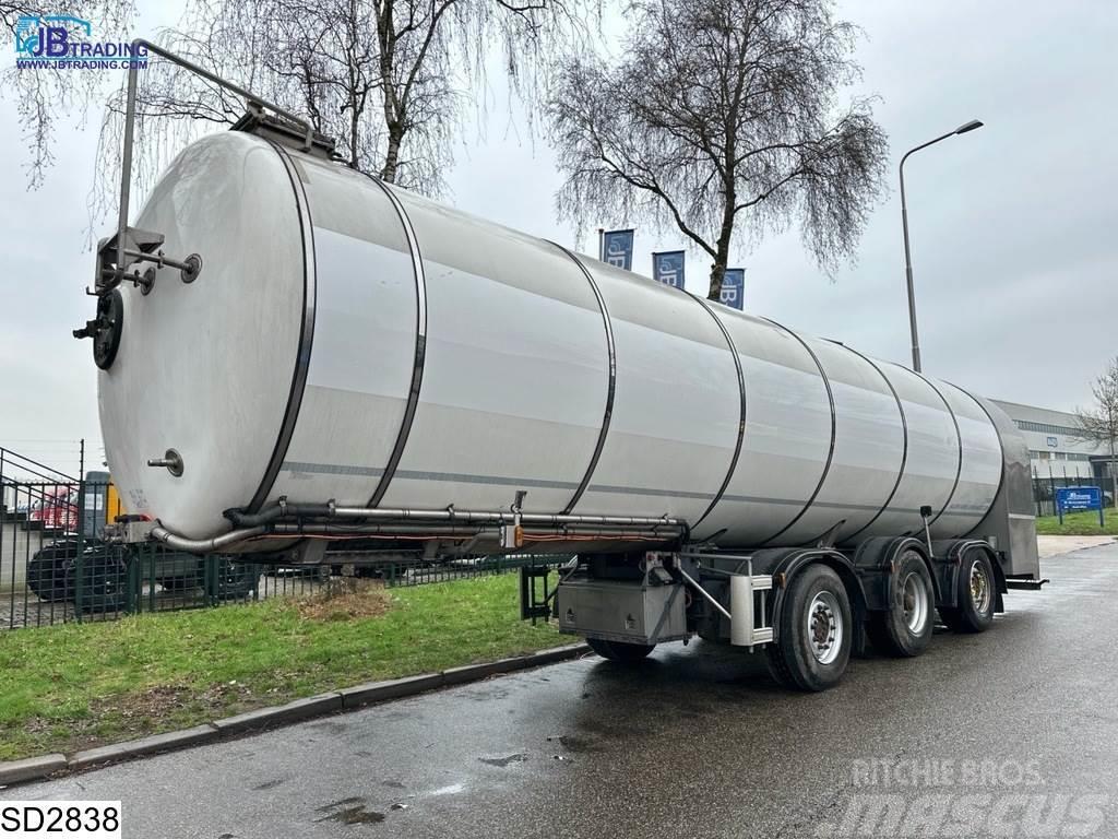Magyar Food 33000 Liters, milk tank, food, 1 Comp Semi-trailer med Tank