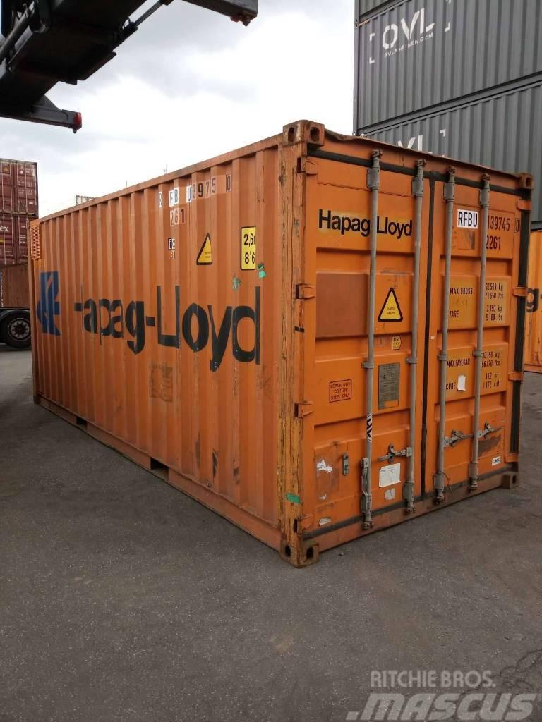  20' Lagercontainer/Seecontainer mit Lüftungsgitter Opbevaringscontainere