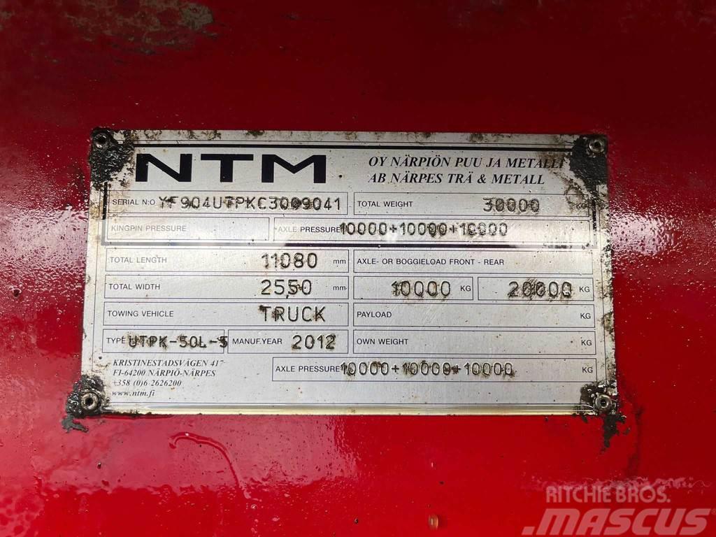 NTM UTPK-50L-5 BOX L=8525 mm Anhænger med tip