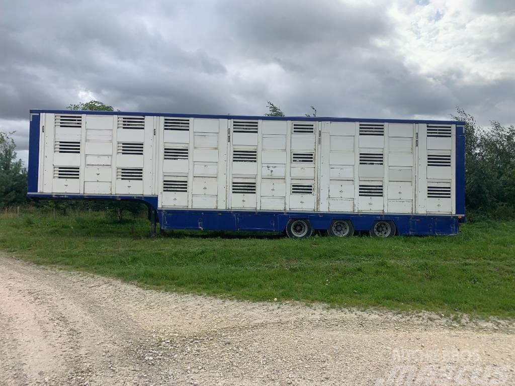  kastpol Livestock Trailer Semi-trailer til Dyretransport
