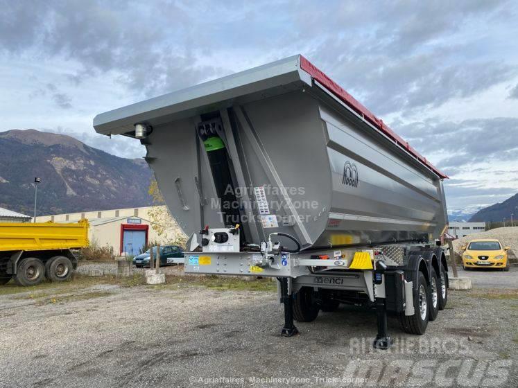 Menci SA700R BENNE TP ACIER light duty 27m3 Semi-trailer med tip