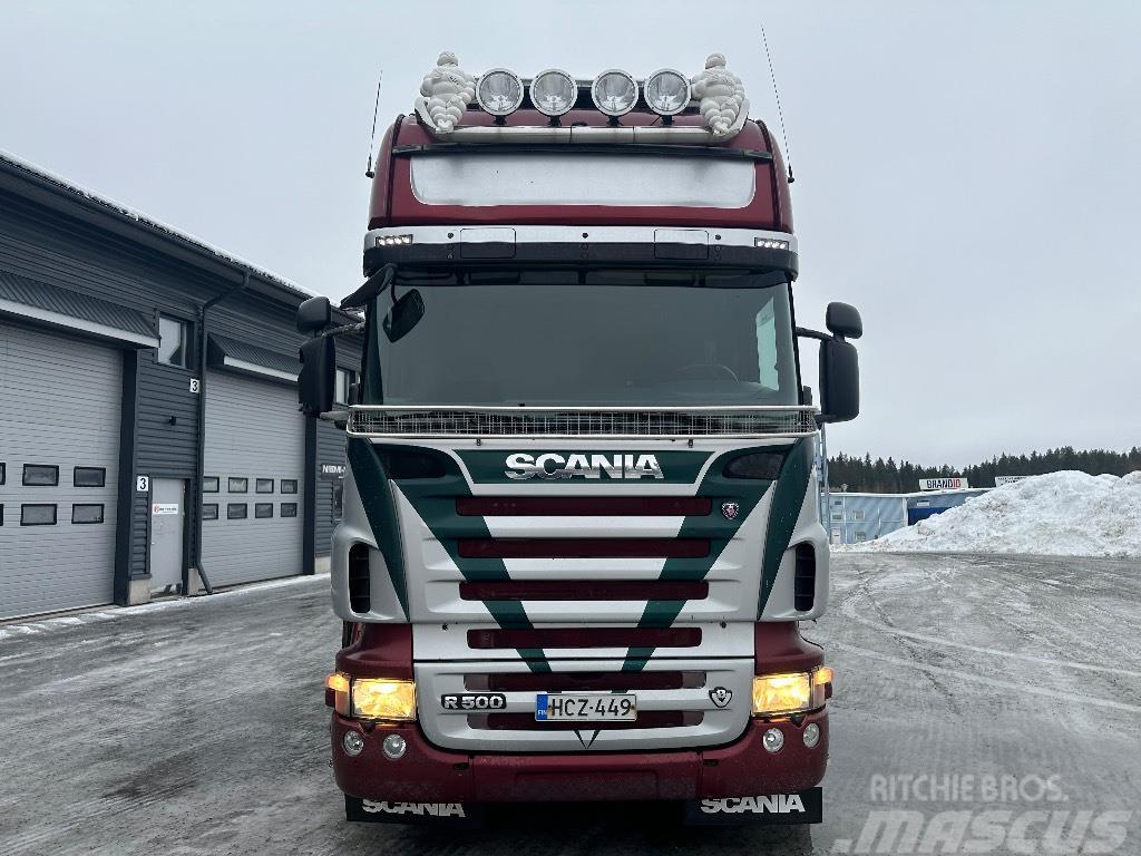 Scania R500 6x2 hiab nosturilla Trækkere