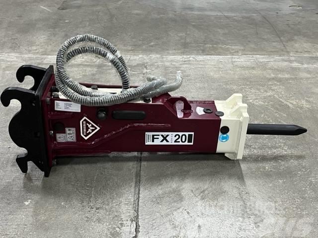 Hydraram FX-20 | Sloophamer | Hammer | CW05 | 1.5 ~ 3.0 Ton Hydraulik / Trykluft hammere