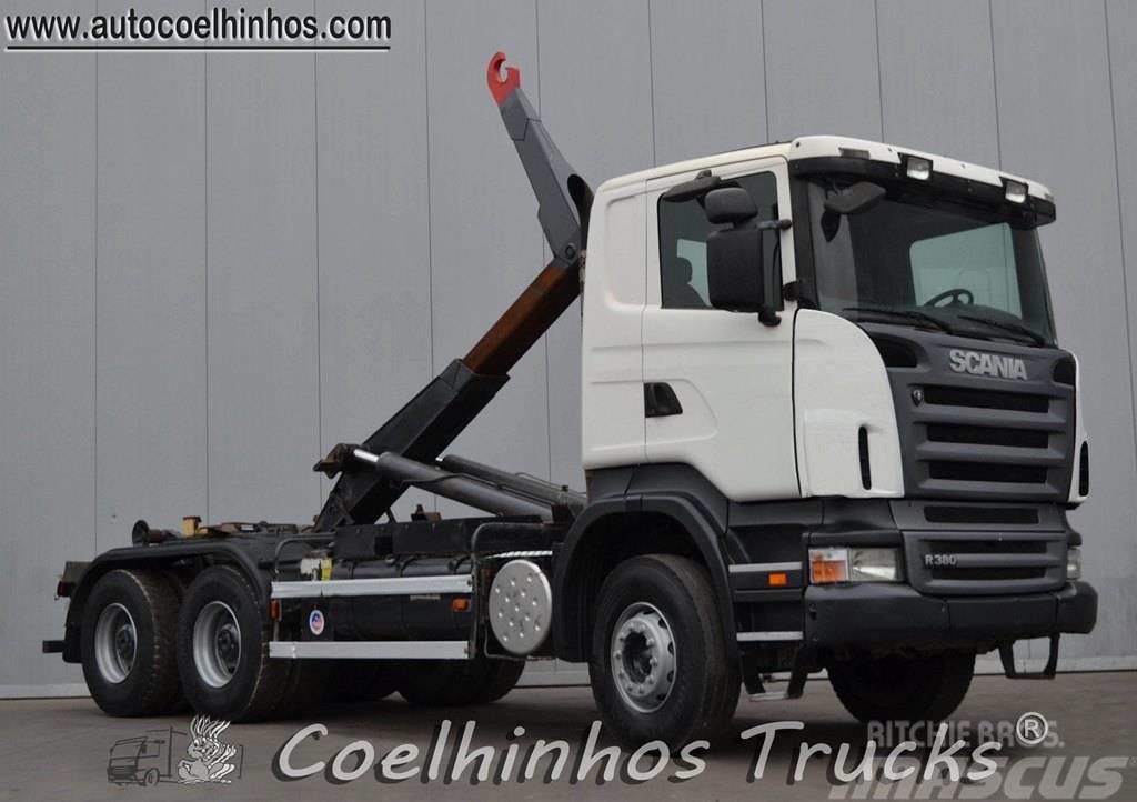 Scania R 380 Lastbiler med containerramme / veksellad