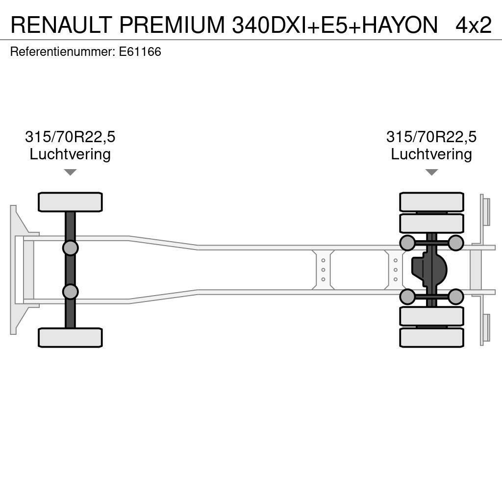 Renault PREMIUM 340DXI+E5+HAYON Fast kasse