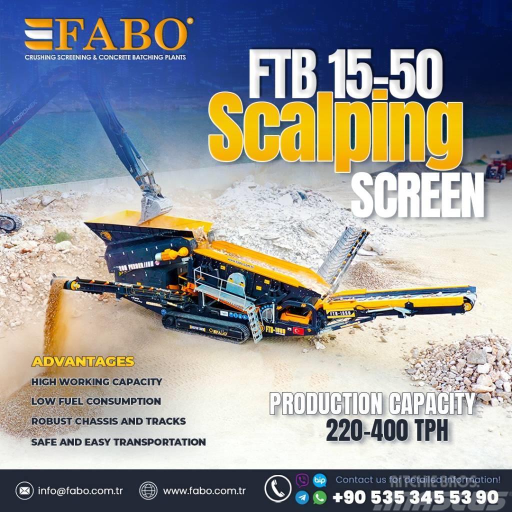 Fabo FTB 15-50 MOBILE SCALPİNG SCREEN Mobile sorterværker