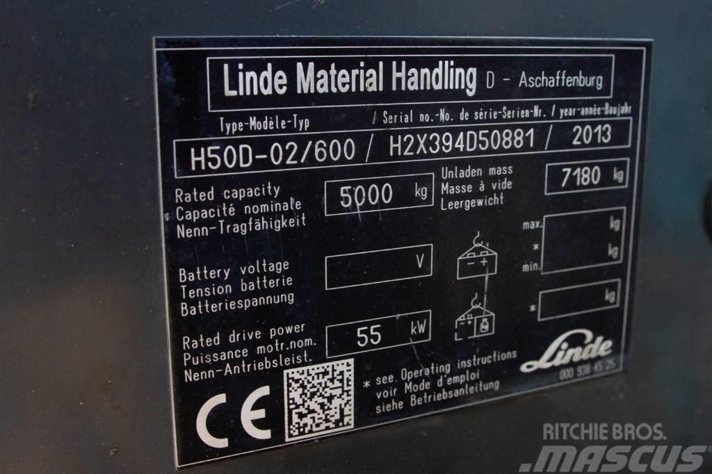 Linde H50D-02/600 Diesel gaffeltrucks