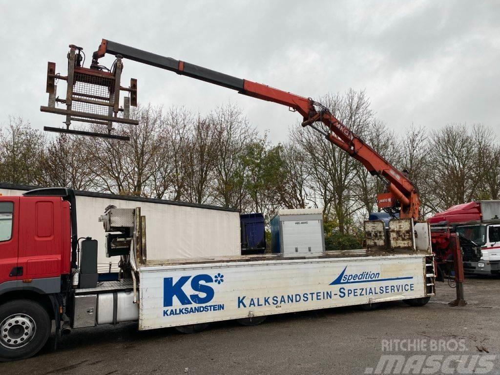 Orthaus 2 ASSIGE STEERING AXEL MKG HLK 330 VG CRANE Semi-trailer med lad/flatbed