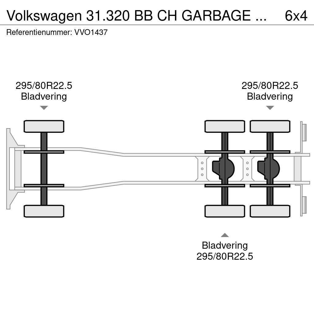 Volkswagen 31.320 BB CH GARBAGE COLLECTOR (2 units) Renovationslastbiler