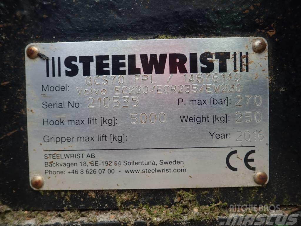 Steelwrist hydr. Schnellwechsler S70 mit Lasthaken passend fü Hurtigkoblere