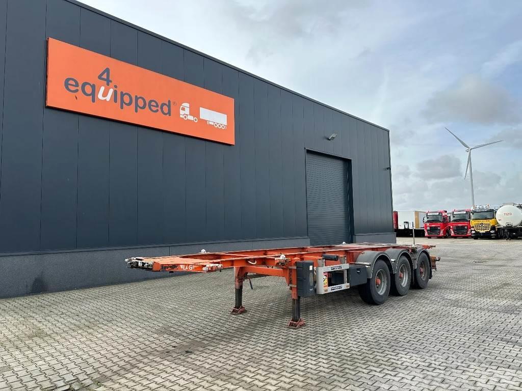LAG 20FT/30FT CHASSIS, ADR (EXII, EXIII, FL, AT), BPW+ Semi-trailer med containerramme