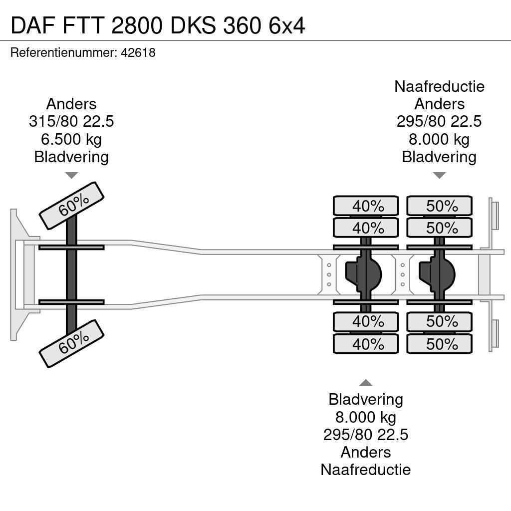 DAF FTT 2800 DKS 360 6x4 Bjærgningskøretøjer