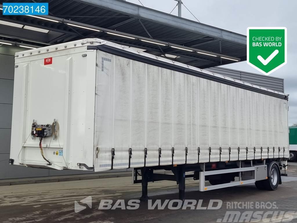Pacton TXD.125 APK 12/24 NL-Trailer Edscha Hartholz-Boden Semi-trailer med Gardinsider