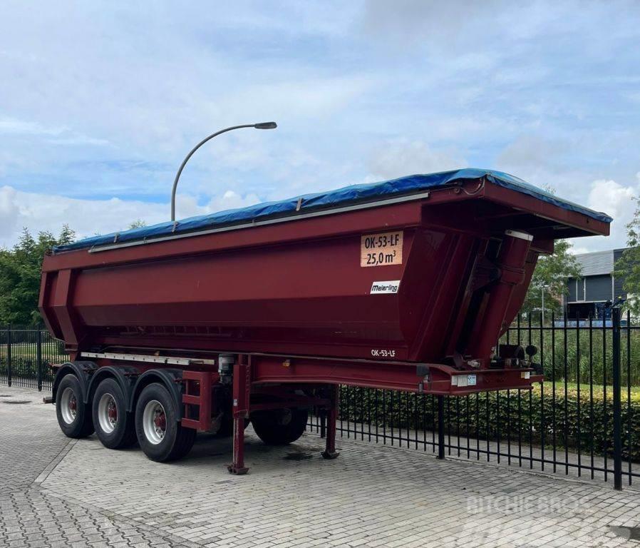 Meierling ALU Kipper / 4900kg/ 25m3 / Alcoa / APK 26-05-2024 Semi-trailer med tip