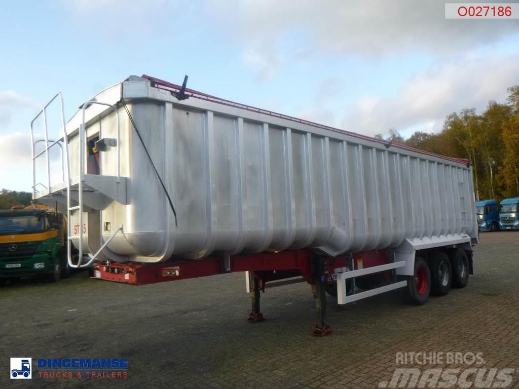 Montracon Tipper trailer alu 53.6 m3 + tarpaulin Semi-trailer med tip