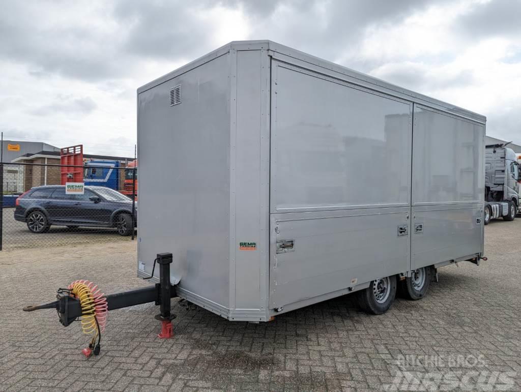 Esve AWK 3500 2 Assen - Kleppen opbouw - FietsVervoer - Semi-trailer med fast kasse