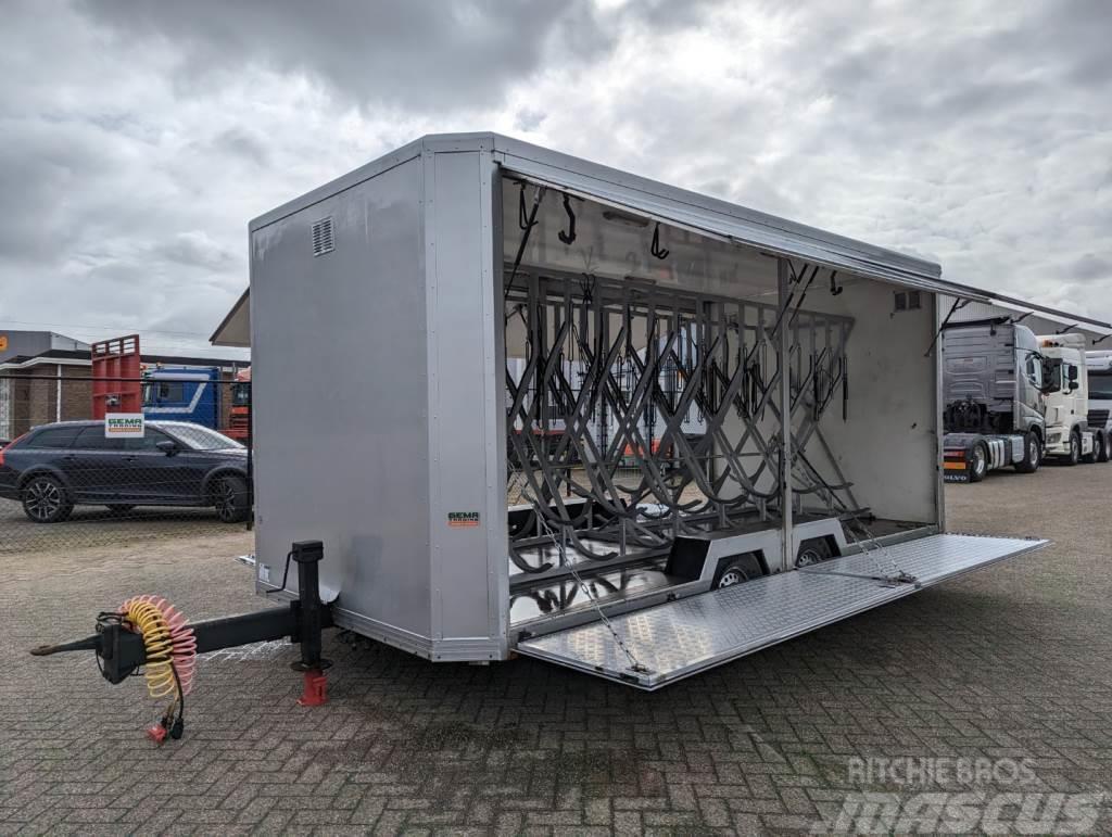 Esve AWK 3500 2 Assen - Kleppen opbouw - FietsVervoer - Semi-trailer med fast kasse