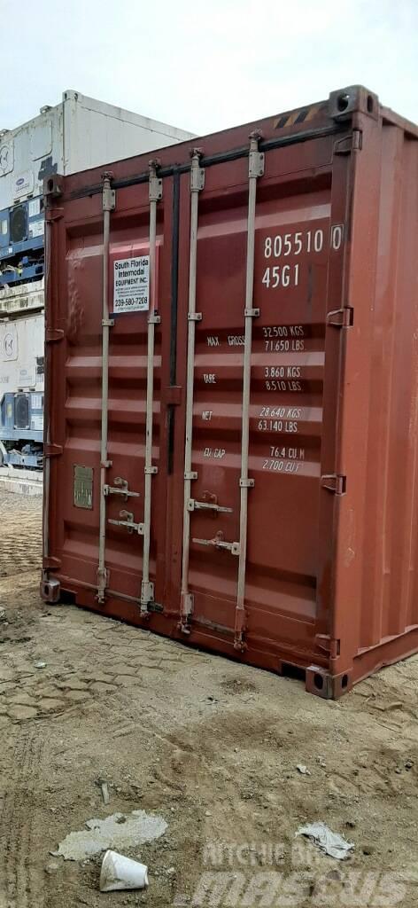 CIMC 40 Foot High Cube Used Shipping Container Anhænger med containerramme