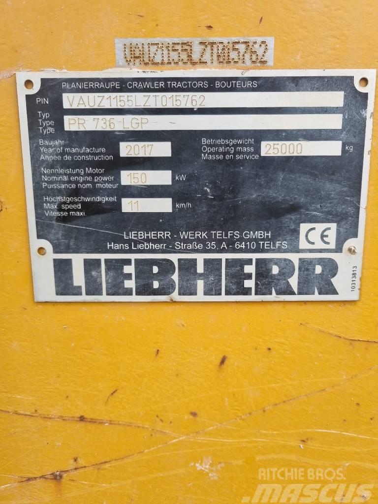 Liebherr PR 736 LGP Bulldozer på larvebånd