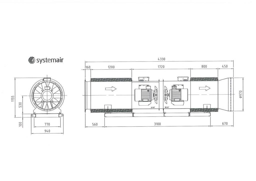  Systemair AXC800-5-18-14 2GC Andet undergrundsudstyr