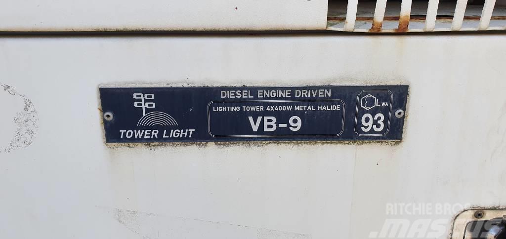 Towerlight VB-9 világítótorony/aggregátor Dieselgeneratorer