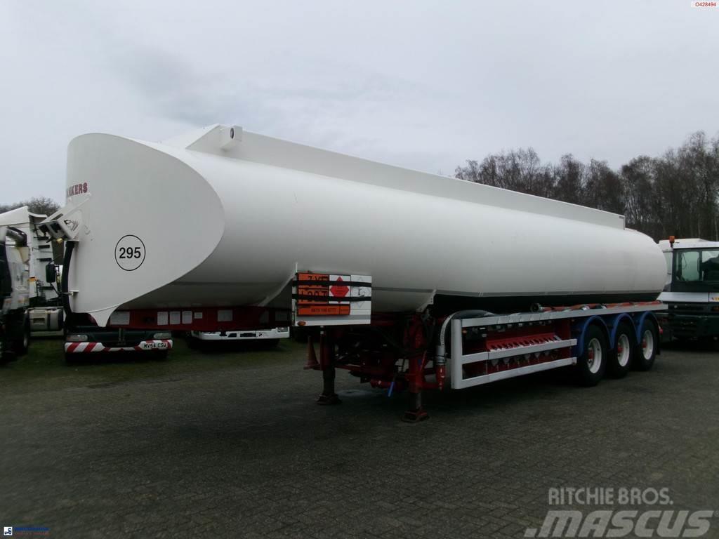  Lakeland Fuel tank alu 42.8 m3 / 6 comp + pump Semi-trailer med Tank