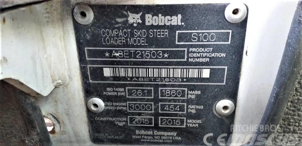  Miniładowarka kołowa BOBCAT S100 Minilæsser - knækstyret