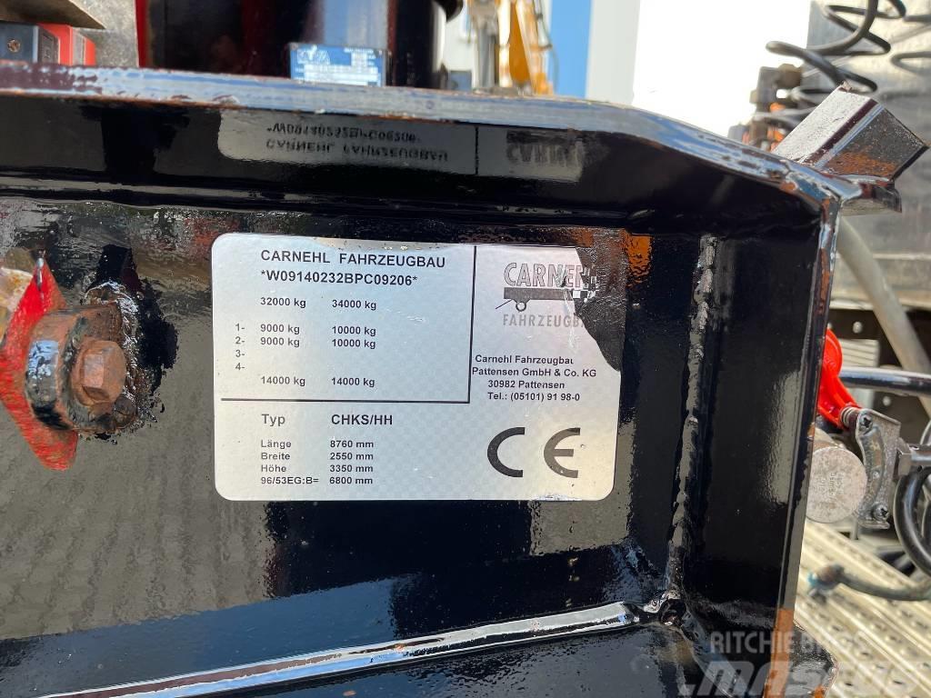 Carnehl CHKS /HH Stahlmulde Hardox Semi-trailer med tip