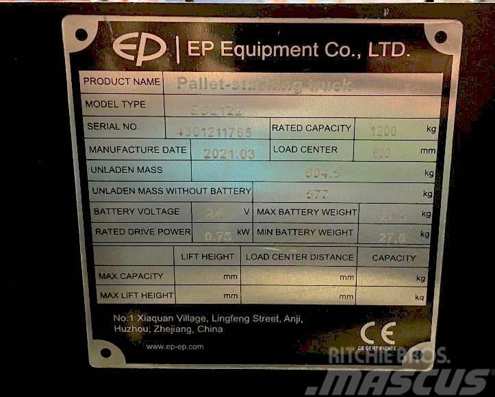 EP ESL 122, 3300mm, NEU, 1200kg Hubwagen wie Still Reachtruck