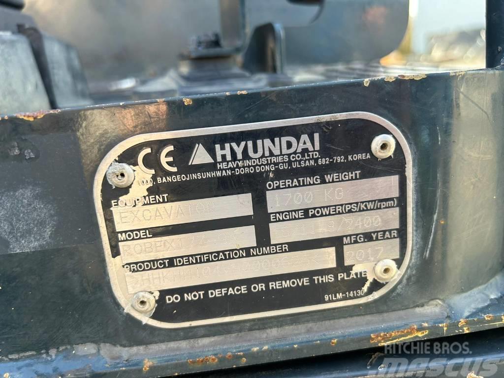 Hyundai R17Z-9A Minigravemaskiner