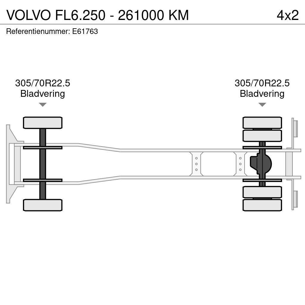 Volvo FL6.250 - 261000 KM Lastbil - Gardin