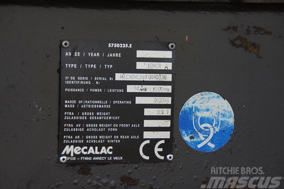 Mecalac Rupsgraafmachine 10MCR Gravemaskiner på larvebånd