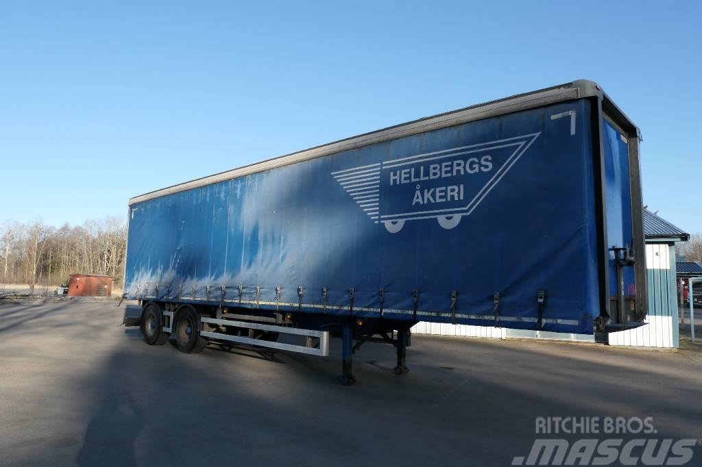 Montracon C2a Semi-trailer med Gardinsider