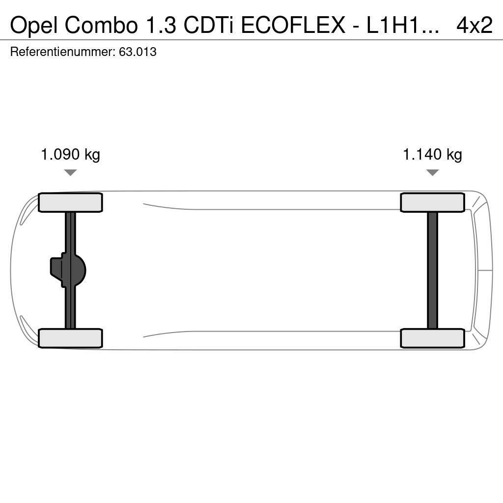 Opel Combo 1.3 CDTi ECOFLEX - L1H1 - AC - Cruise - Hook Varebiler