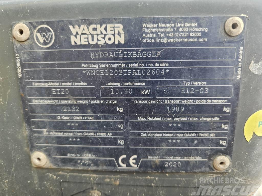 Wacker Neuson ET 20 Minigravemaskiner
