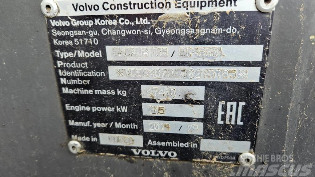 Volvo EC 480 D L Gravemaskiner på larvebånd