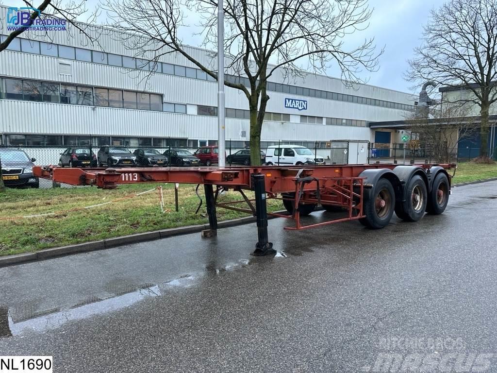 Fruehauf Chassis 10, 20, 30, FT container transport Semi-trailer med containerramme