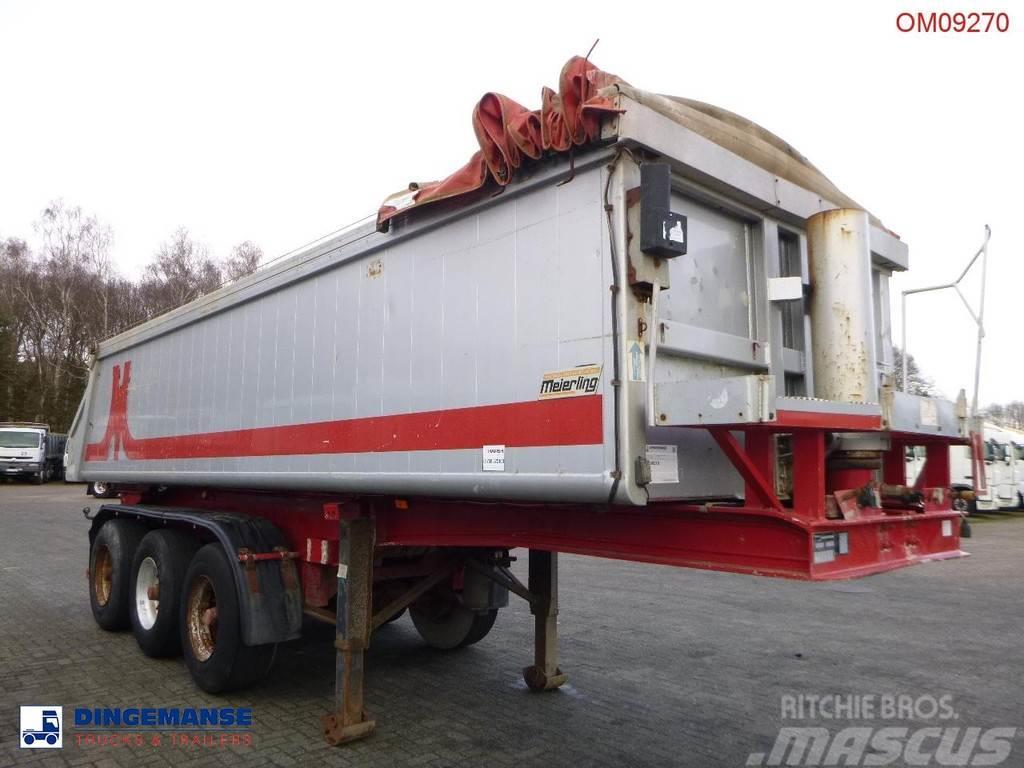 Meierling Tipper trailer alu 21 m3 + tarpaulin Semi-trailer med tip